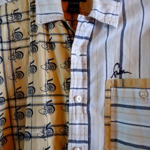 FUBU‎ Yellow Stripe Shirt